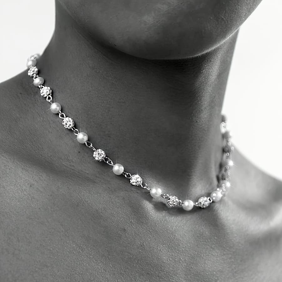 TEMU 1pc Simple And Fashionable High-end Men's Necklace - A Minimalist And Stylish Design, Perfect For A Modern And Elegant Look