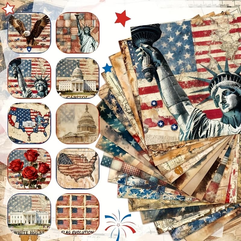 TEMU 100pcs 10*10cm (3.9*3.9in) Vintage Theme Series, Printed Handmade Fabric, Handmade , Strips Diy Assembly Craft Materials, Includes Assorted Patterned Sets, Pre-cut Diy Handmade Doll Clothing And