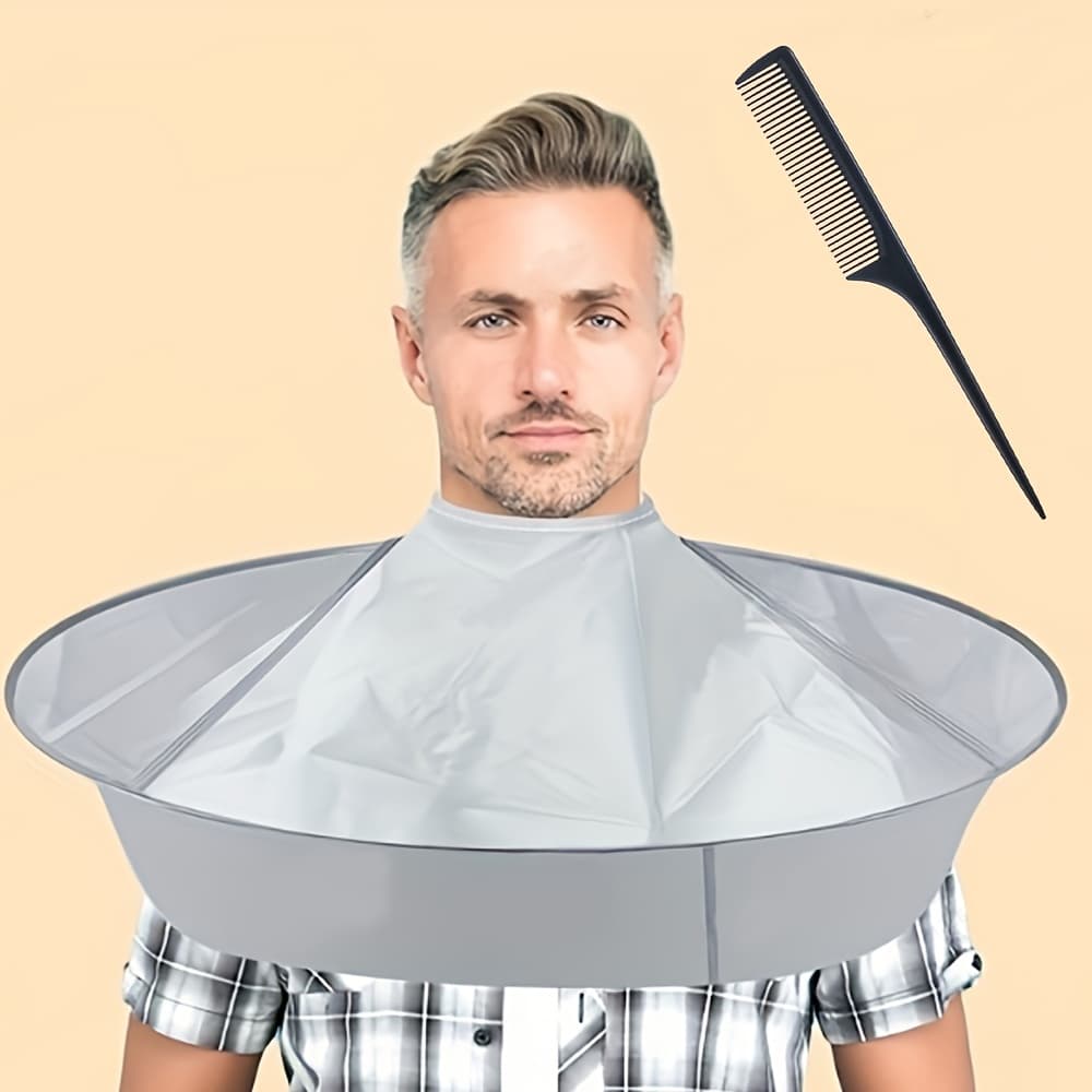 TEMU Barber Shawl Cape, Adjustable Barber Shawl Umbrella, Barber Shawl, Foldable Barber Umbrella Shawl, With , Suitable For Adult Men And Women, Salons And Families