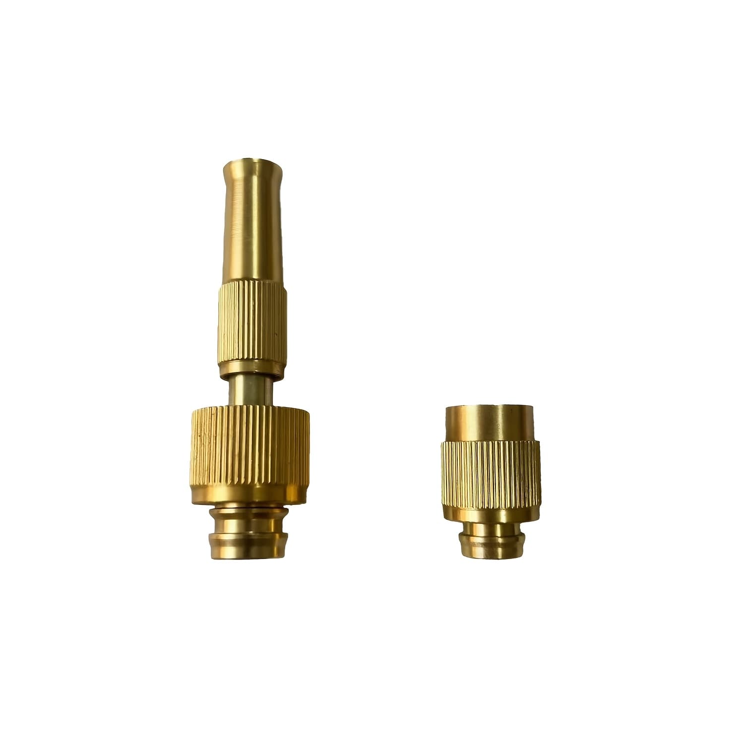 TEMU 2pcs Adjustable High-pressure Nozzle With Valve Control, Quick Head For Garden Hose, Ideal For Lawn Watering, Car Washing, Patio And Driveway Outdoor Cleaning