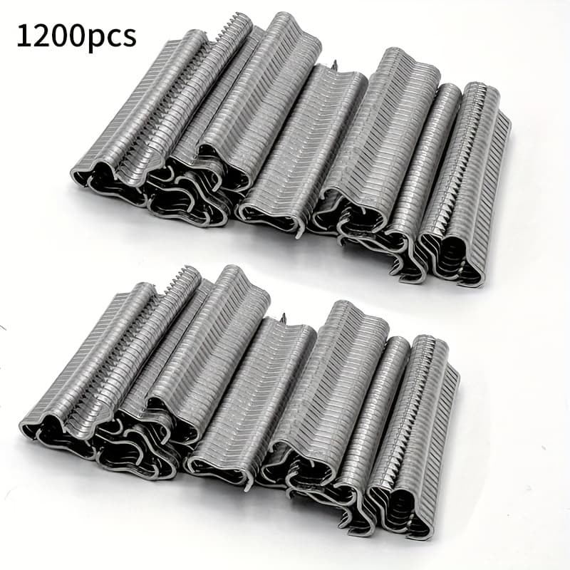 TEMU 1200pcs Nails Or 1pc Clamp With 600 Clips, Heavy-duty Animal Set, Ring Pliers With Nail Gun - Cage Tool Kit