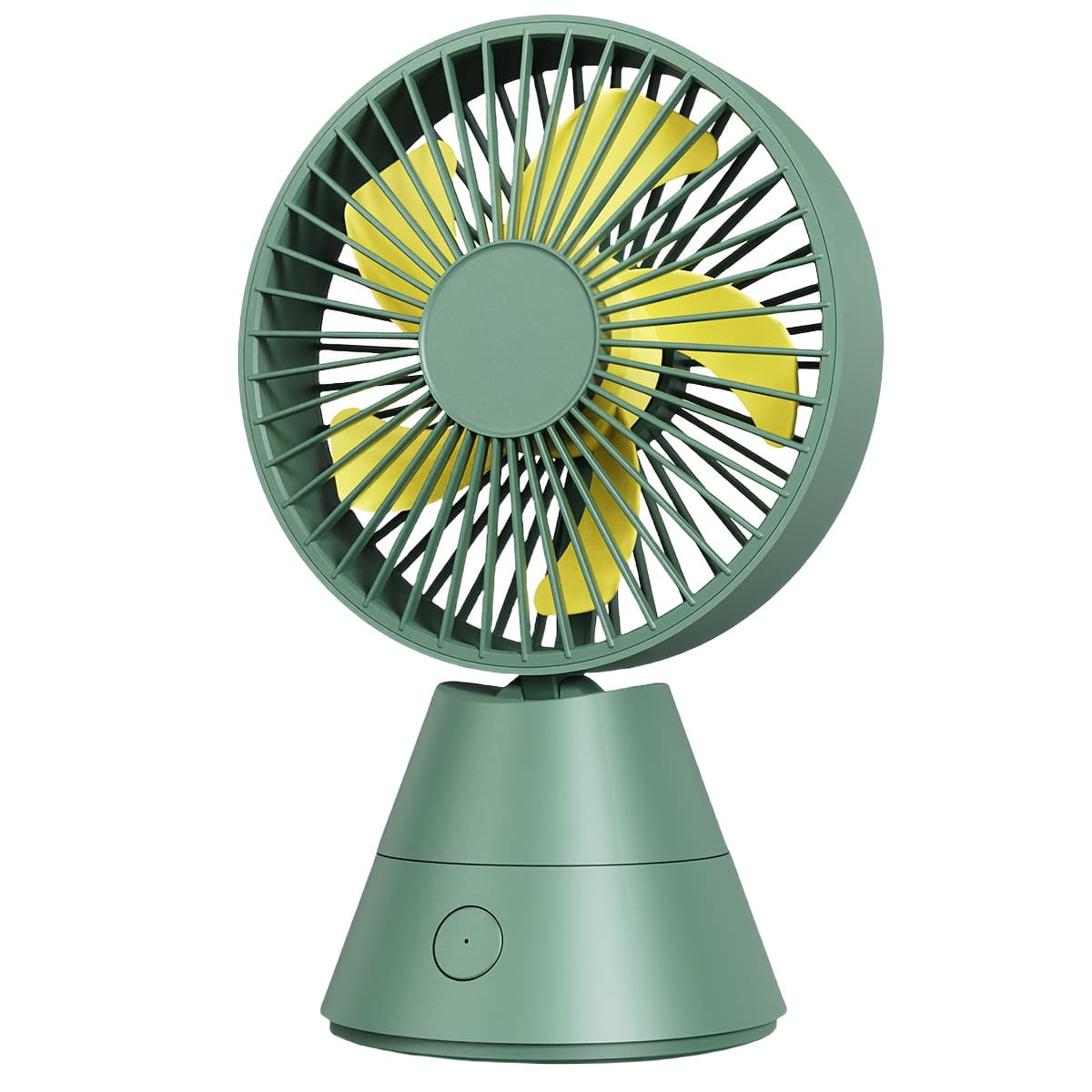 TEMU A Desktop Fan That Can Swing Automatically, Portable Fan, 1800mah/usb Rechargeable Battery, Suitable For Home, Office, Dormitory, Outdoor And Travel Lightweight Portable Cooling Birthday/summer