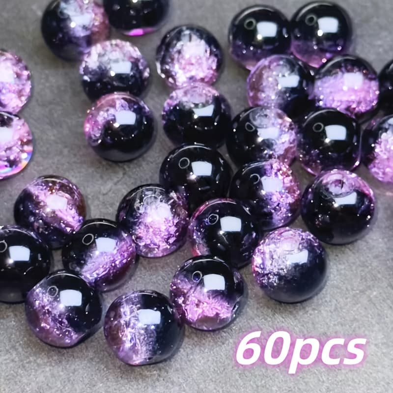 TEMU 150/60pcs High Quality Glass Beads For Handmade Jewelry Additions, Bracelet Necklace Earrings Daily Wear, Halloween Jewelry Additions Bead Assortments