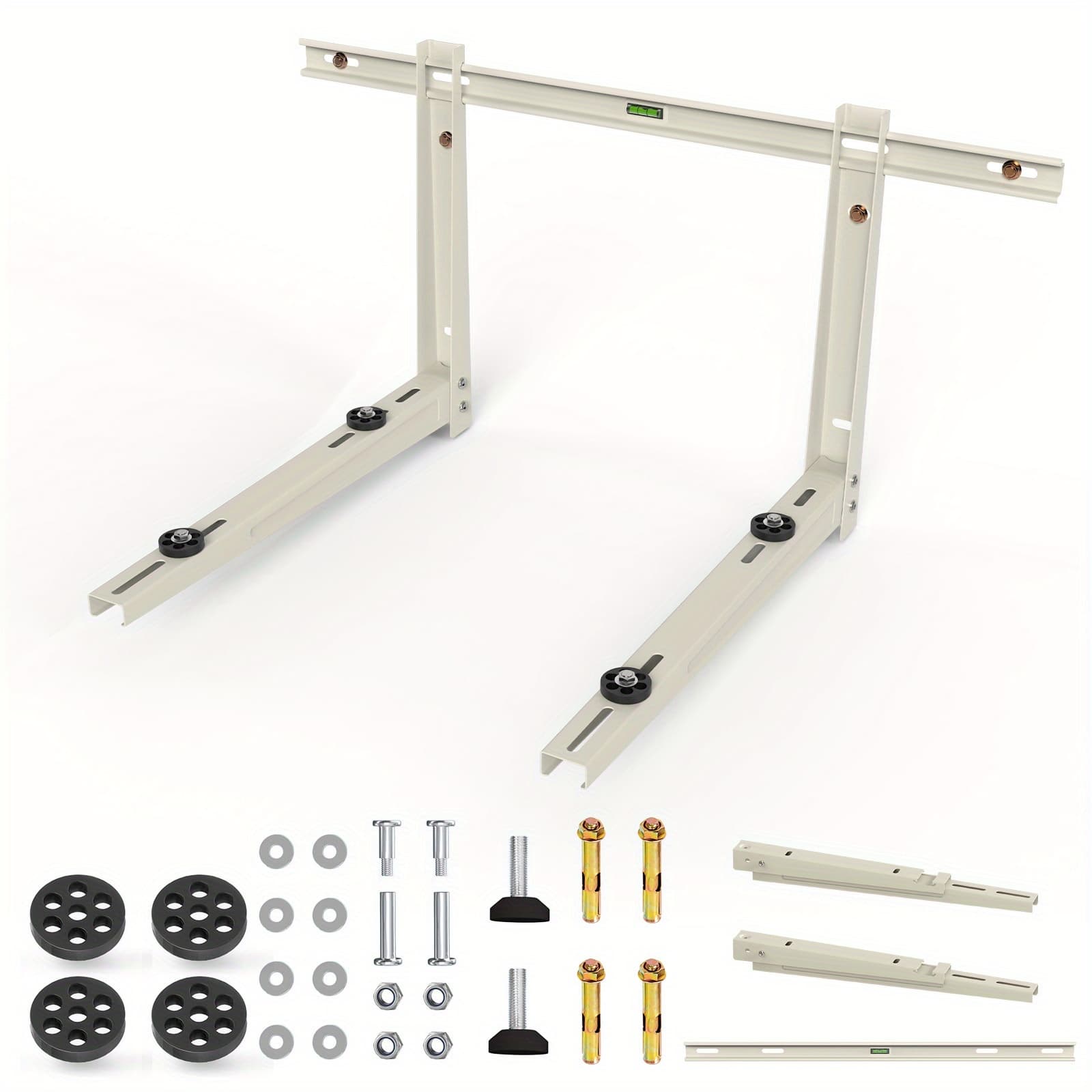 TEMU Heavy-duty Outdoor Wall Bracket Compatible For 7000-36000 Btu Split Air Conditioner, Hvac, Compressor & Systems - Pre-drilled Holes, 440 Lb, Installation (unit Only)