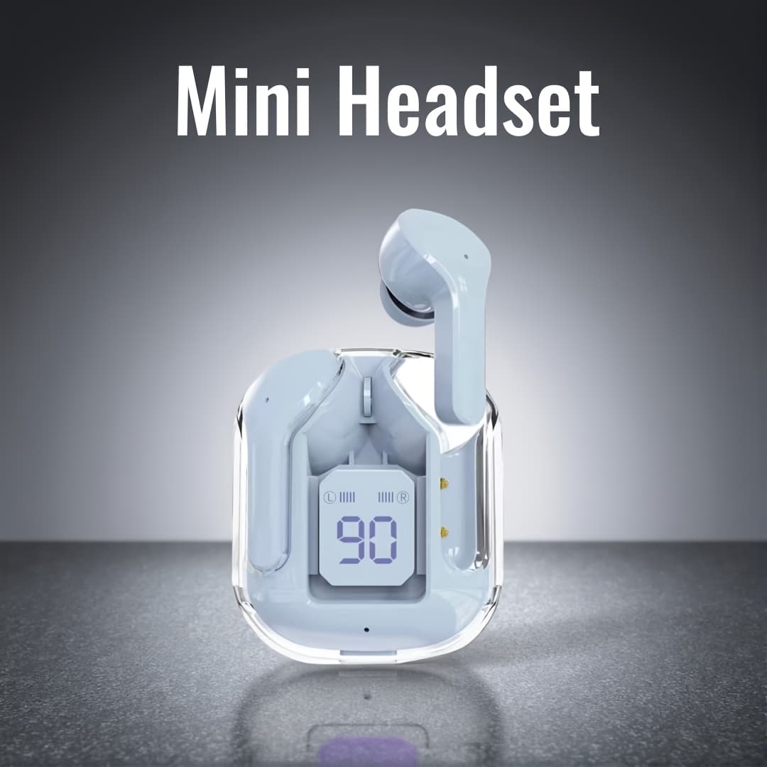 TEMU Mini Earphones Wireless In-ear Headsets With Microphone For Sports And Running Headphones Game