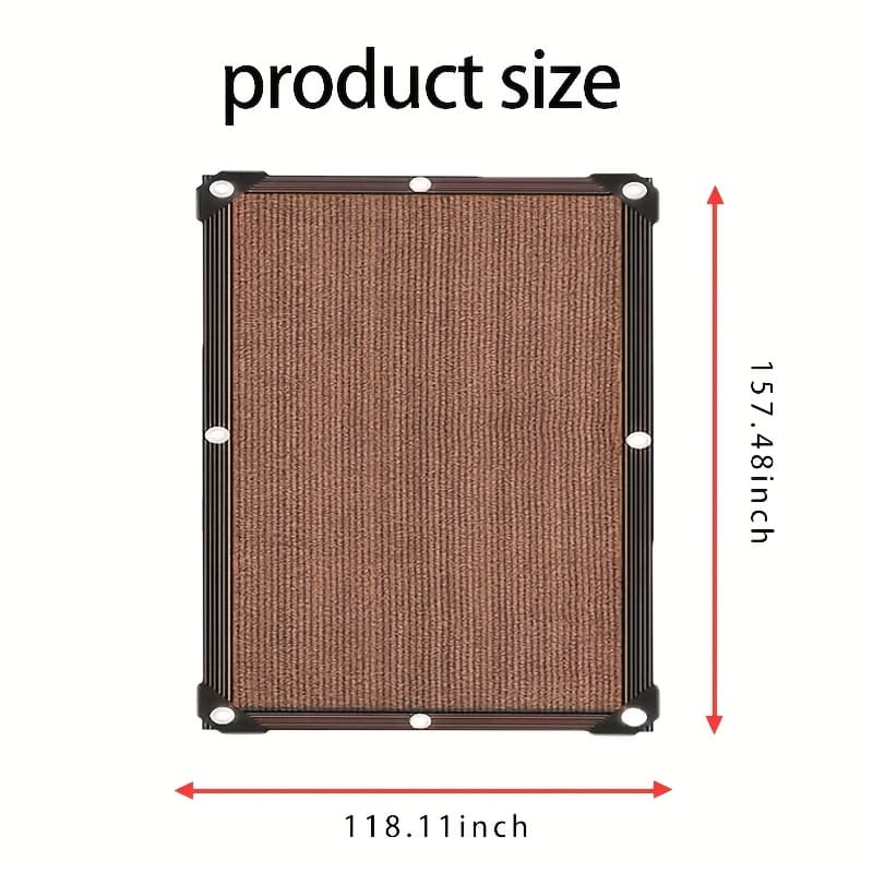 TEMU Outdoor Shade Net - Brown/black/colorful, Uv Protection, Durable Sun Cover, Suitable For Travel, Picnics, And Pools - In Sizes