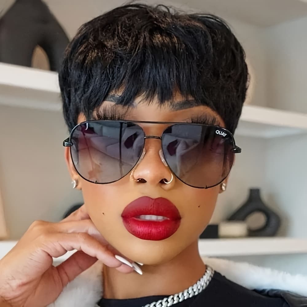 TEMU Short Natural Looking Synthetic Wigs For Women With Bangs - Cut Wavy Wig, 8 Colors (,, Blonde, ,,, Ash Blonde, Blonde) | Wear & Low Maintenance Hairstyle