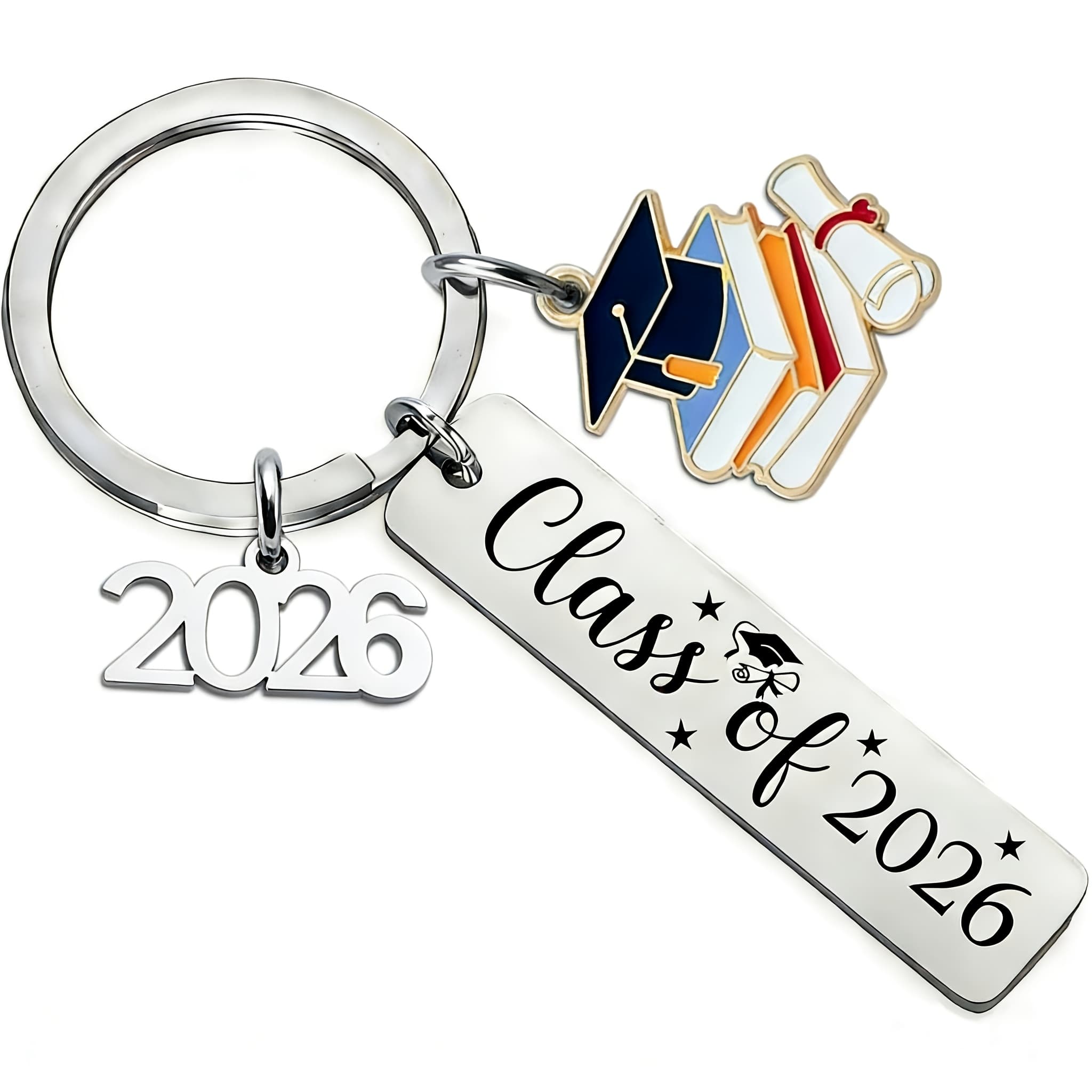 TEMU 1pc, A Gift For The 2026 , A Keychain That An Ideal Present For High School And College Of Any Gender, Stylish And Long-lasting
