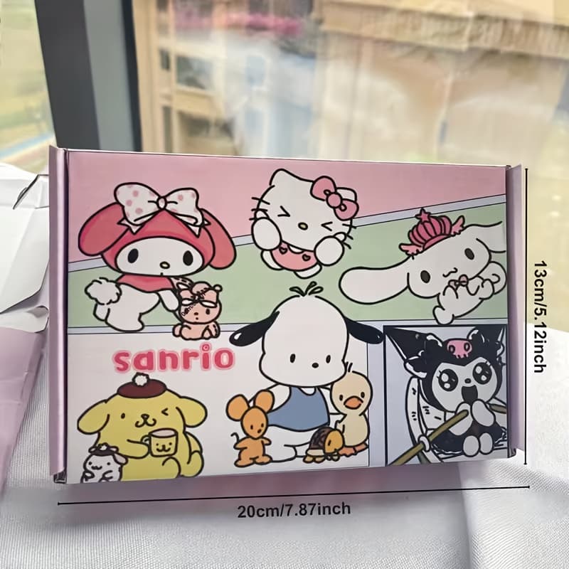 TEMU Hello Kitty, Kuromi, And Gift Box - A Birthday Set Containing 10-15 Adorable Items - Perfect For And Women As Birthday/holiday Gifts, A Must-have For Anime Fans