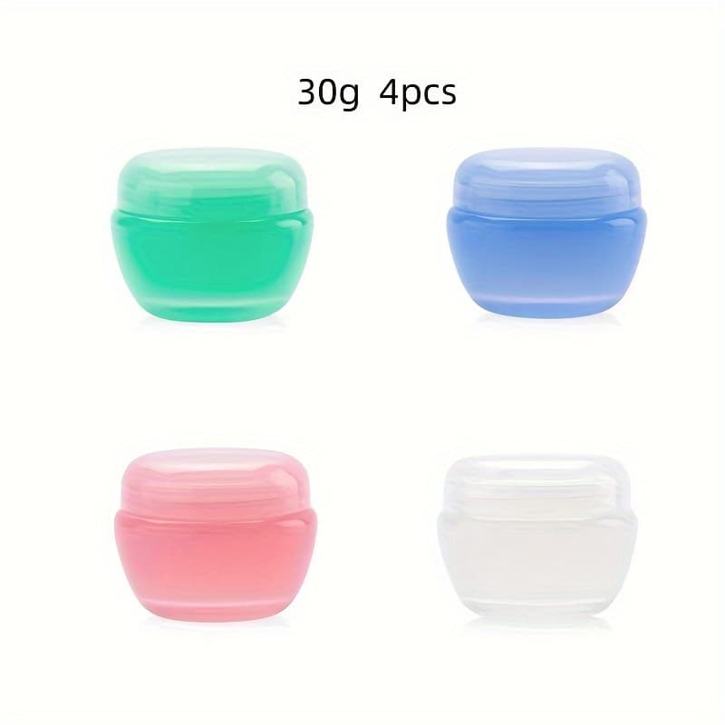 TEMU 4pcs 30g Capacity Grams Cream Box Cream Bottle Cosmetic Packaging Dispensing Bottle Bottle