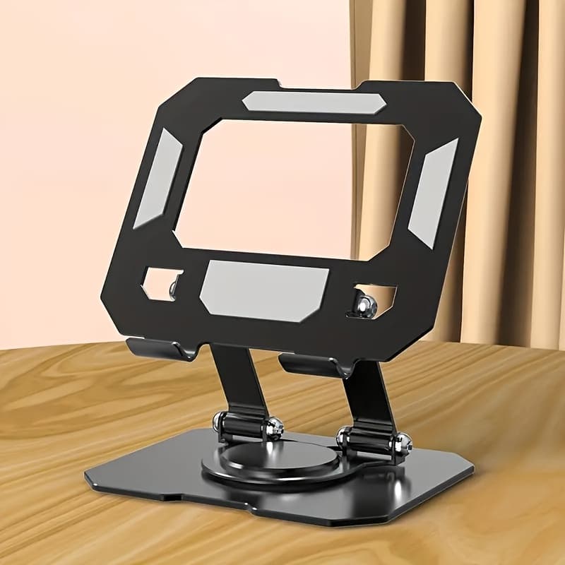 TEMU 360-degree Rotating Tablet Stand, Portable Tablet Stand, Multifunctional Desktop Lazy Stand, 360-degree Rotating And Foldable, Lightweight