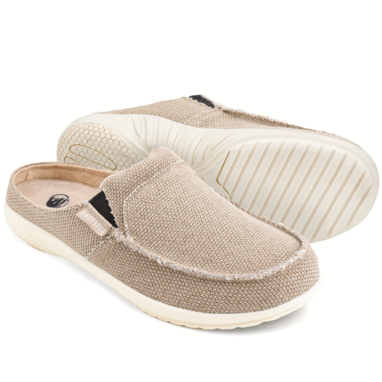 TEMU Men's Orthopedic Slide Slipper With Arch Support - Foot Sneakers, Cushioned Insole & Round Toe Box, - /outdoor For Heel/foot, Casual Wear Suitable For Men