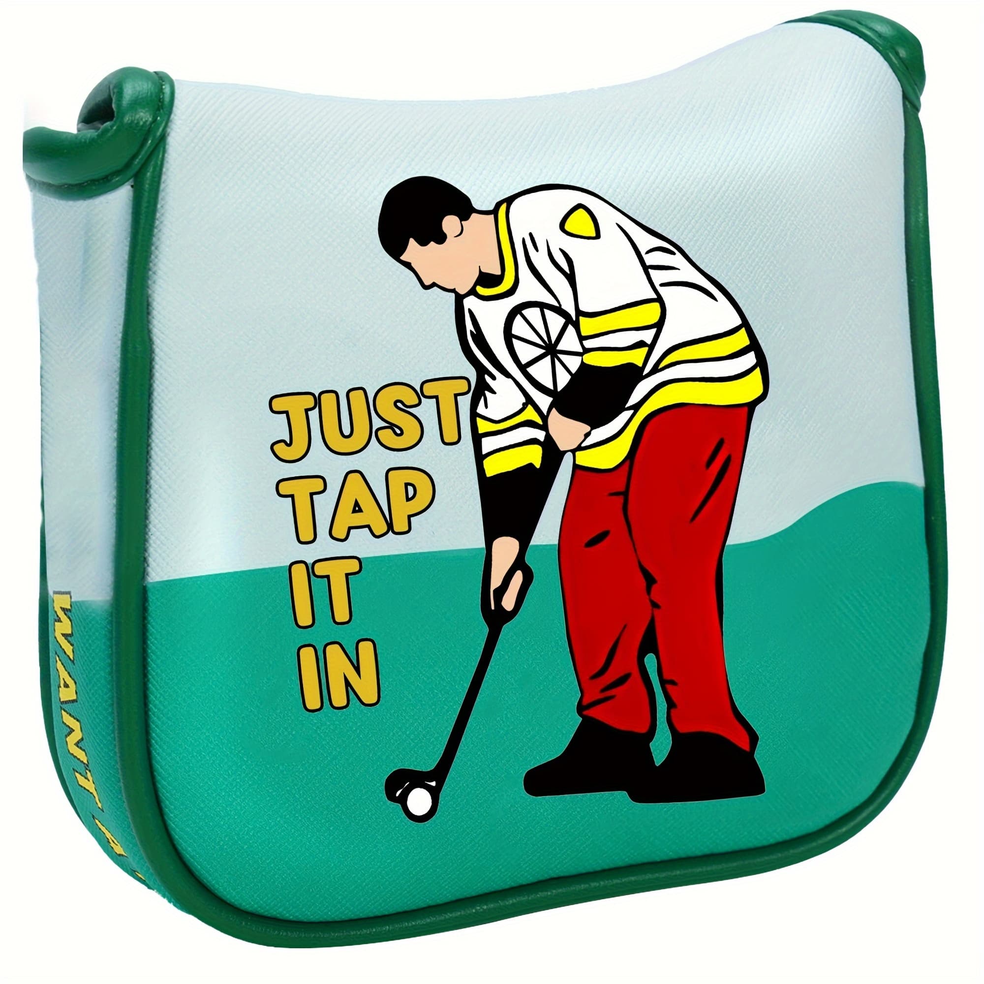 TEMU Funny Golf Putter Cover With Magic Tape Closure - Fit , Durable Golf Accessory For , Ideal For Birthdays, Father's Day Gifts For Dad, Boyfriend, Husband - Compatible With Most Putters