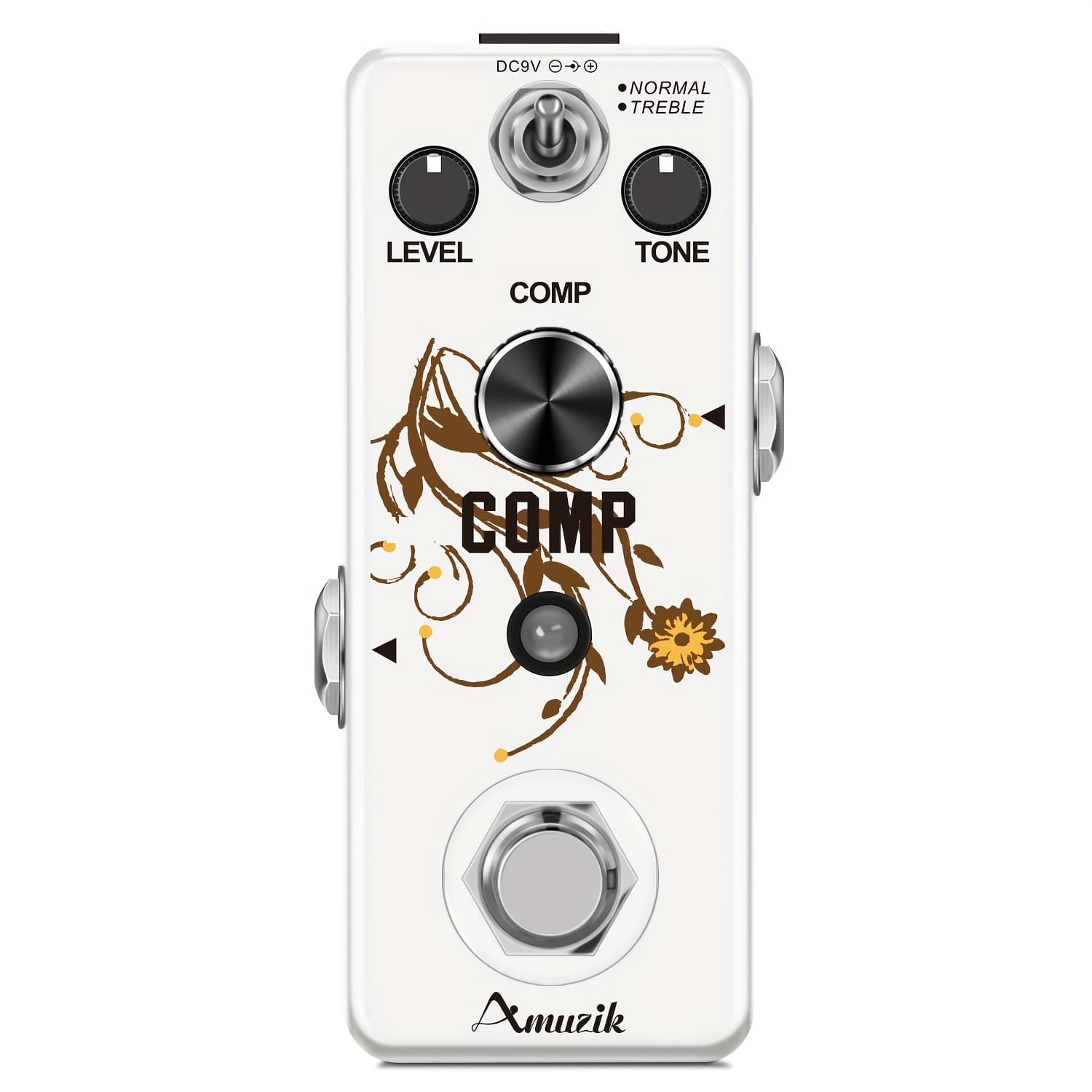 TEMU Guitar Compressor Pedal For Compression Effect Pedal Guitar Effects For Electric Guitar True Bypass, Note That The Power Supply Is Not Included