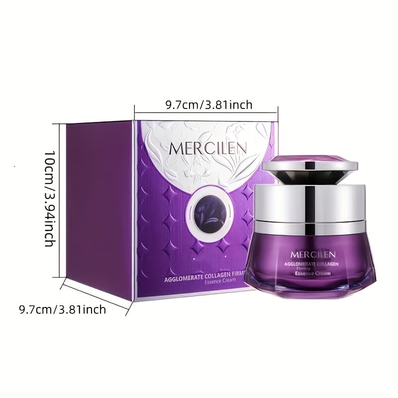 TEMU Moisturizing Collagen Cream, Containing Niacinamide, Hyaluronic Acid Collagen, Moisturizing And Moisturizing Skincare, Beige Looking, Suitable For All Light Beige Types