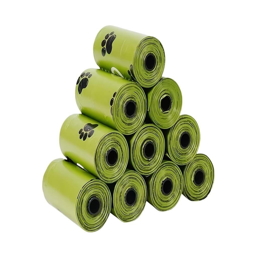 TEMU 150pcs (10 Rolls Of 15pcs/roll) Ultra-thick Dog Poop Bags, 150pcs (10 Rolls) Portable And Leak-proof Pet Waste Bags, Suitable For Cats And Dogs, Outdoor Environment Maintenance, Pet Poop Bag