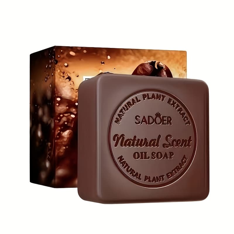 TEMU Coffee Essential Oil Soap For S - Deep Cleansing & Exfoliating Suitable For Sensitive Light Beige, & Olive , Moisturizing Soap For &, All Light Beige Types ()