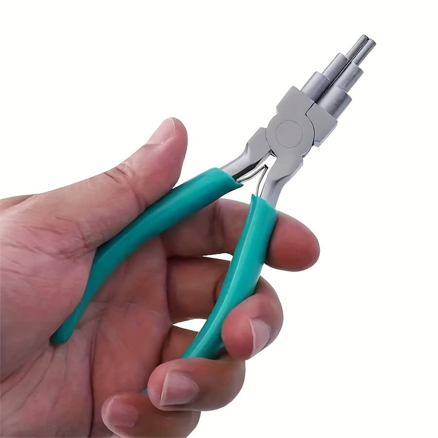 TEMU 1pc Jewelry Pliers, Round Nose Pointed Nose Pliers For 3-10mm Ring, Jewelry Making Tool