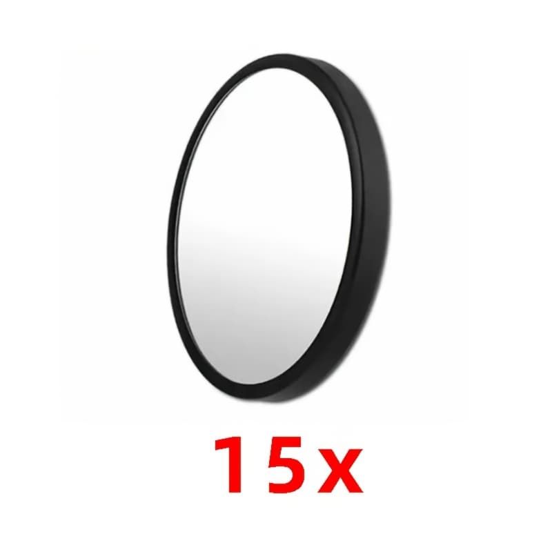TEMU 1pc 5x/10x/15x Magnifying Mirror, High-definition Makeup Mirror With Suction Cup, Portable Clear Magnifying Mirror