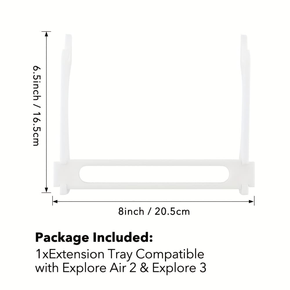 TEMU 1pc Long/short Extension Tray Compatible With Maker 3 And Maker; Extension Tray Compatible With Air 2 And 3; Plastic Tray Extender Holder; Cutting Mat Support Artworks, Crafts Tool Supplies