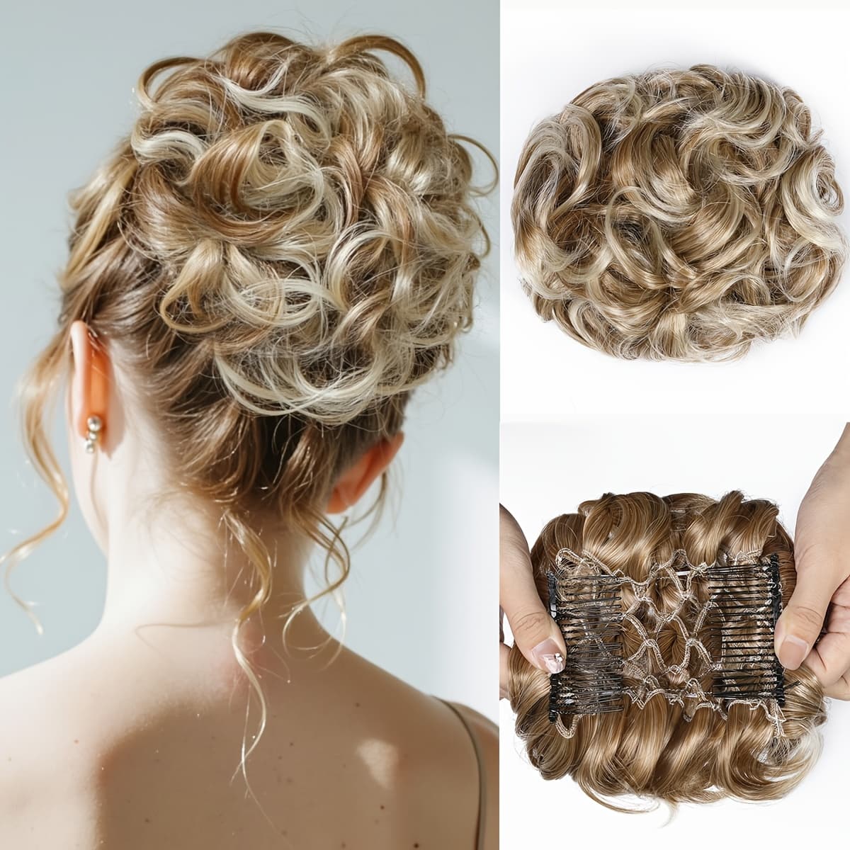 TEMU 6-inch Hair Bun, Perfect For Bridal Accessories And Party Styling