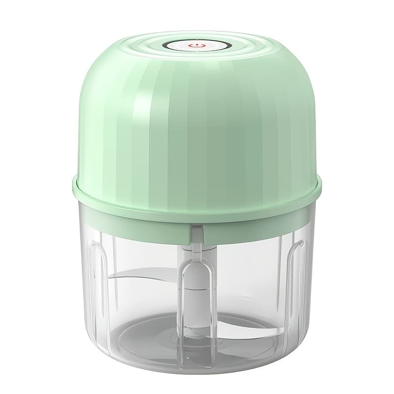 TEMU Electric Meat Crusher (free Garlic Chopper Blade)small Household Multi-functional Meat Crusher Mince Garlic Meat Machine With Meal Cooking Crusher