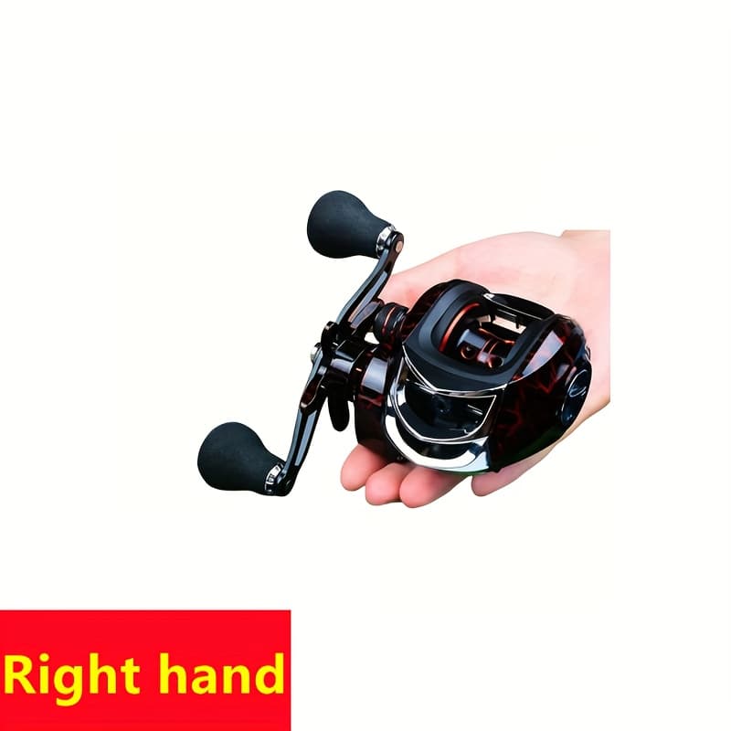 TEMU Metal Fishing Reel, - Perfect For Carp And Fishing, Rotating Fishing Reel