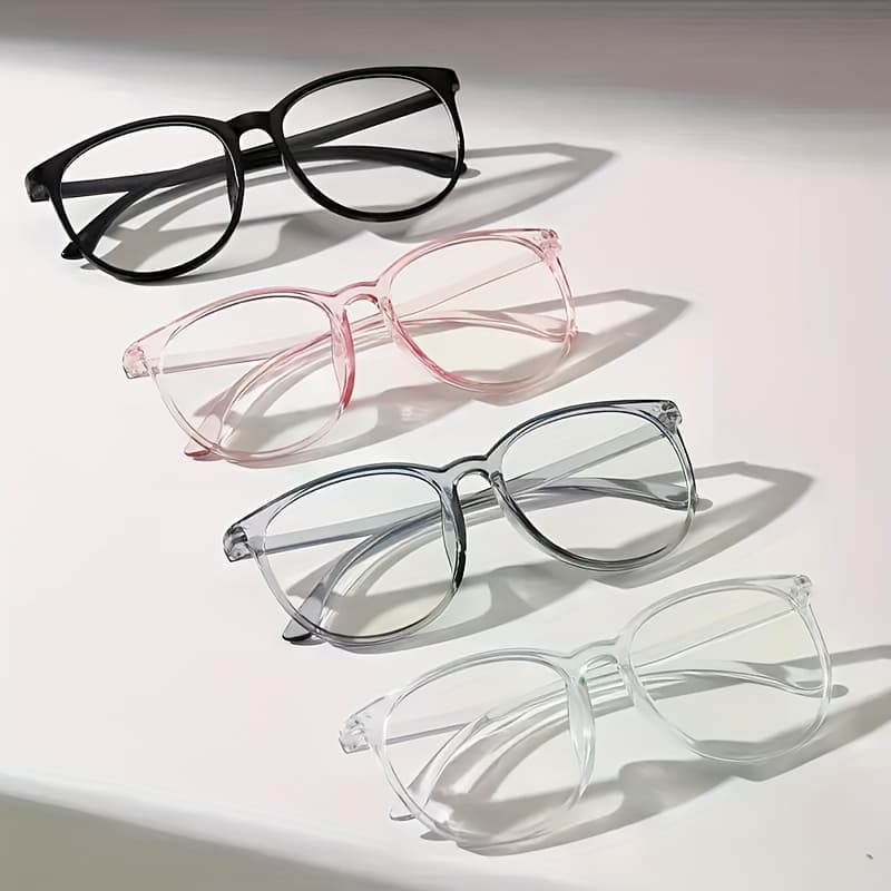 TEMU 4 Pairs Of Fashionable Decorative Glasses