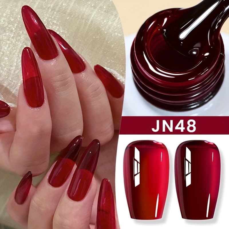 TEMU Born Pretty 10ml Nail Polish Nude Transparent Light Beige Soak Off Led Jade Nail Art Semi Permanent Varnish