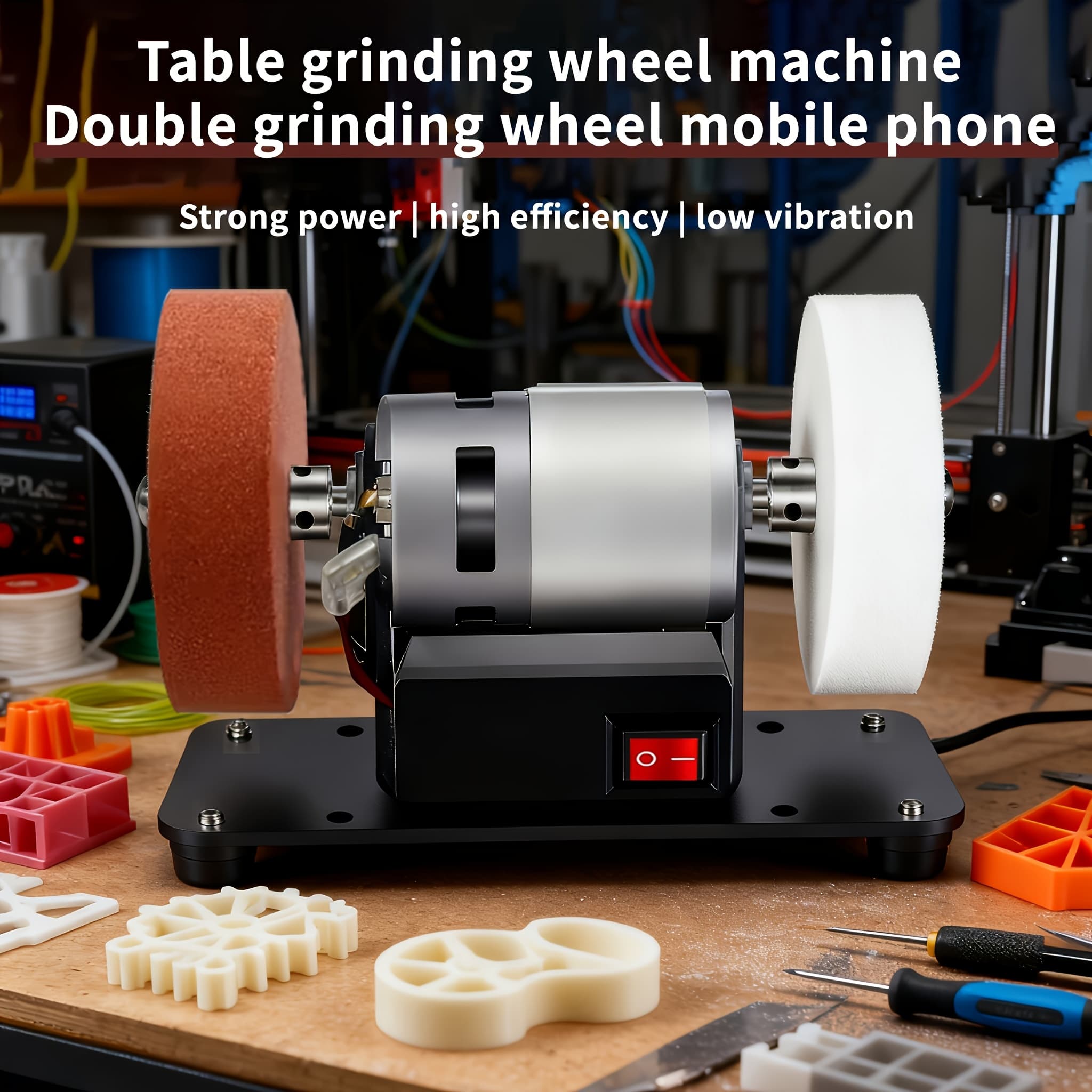 TEMU Mini Electric Drum Sander With Variable Speed-compact Knife Sharpener And Polisher For Knife Making, Woodworking And Metalworking, And Crafts