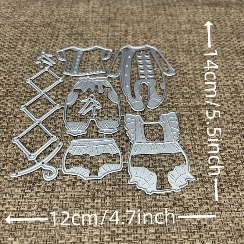 TEMU A For Clothing Includes Metal Templates, Die-cutting Molds, , Die-cut Albums, And Embossed Paper Cards.
