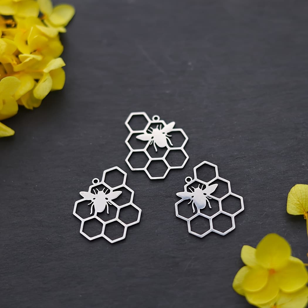 TEMU 3pcs Stainless Pendant Accessories For Jewelry Making Fashion Necklaces Bracelet