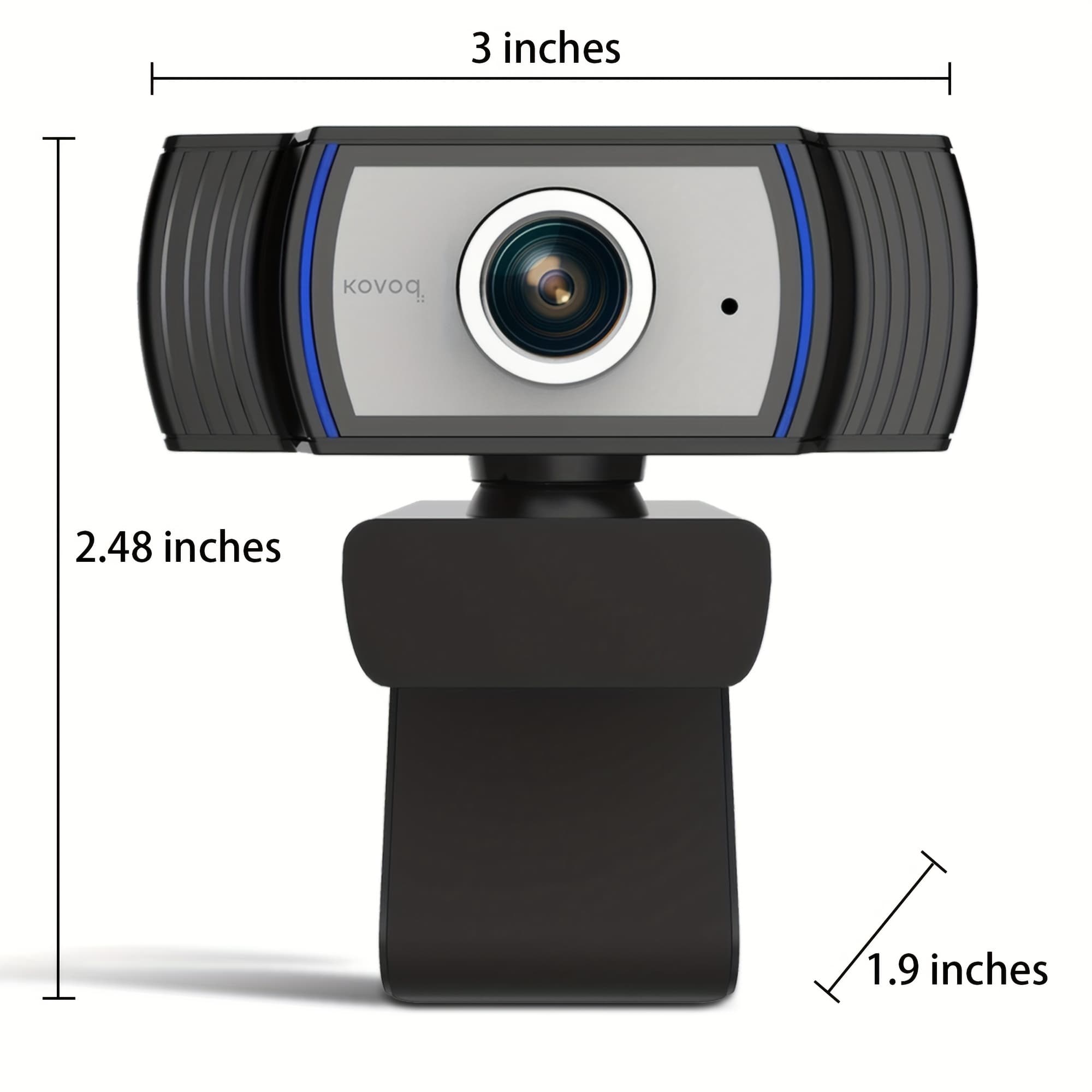 TEMU Hd 1080p Streaming Webcam With Microphone And Auto Color/light Correction, 96° Wide Angle Usb Web Camera, Plug And Play, For Video Conferencing And Gaming, /zoom/skype, Laptop Desktop