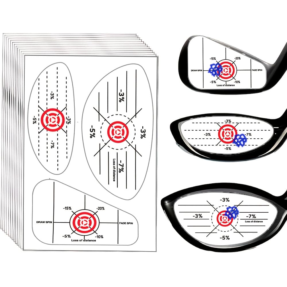 TEMU Stickers Designed For Self-learning And , Suitable For Irons, Woods, And Clubs. Non-residue Labels Serve As A Swing Training Aid For Right-handed Players