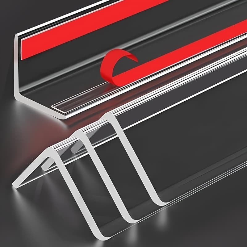 TEMU 4pcs Wall Corner Protectors, Self-adhesive Plastic Corner Protectors & Protectors For Wall, Furniture, Door, Tables, Windows, (3cmx100cm/1.18inx39.4in)