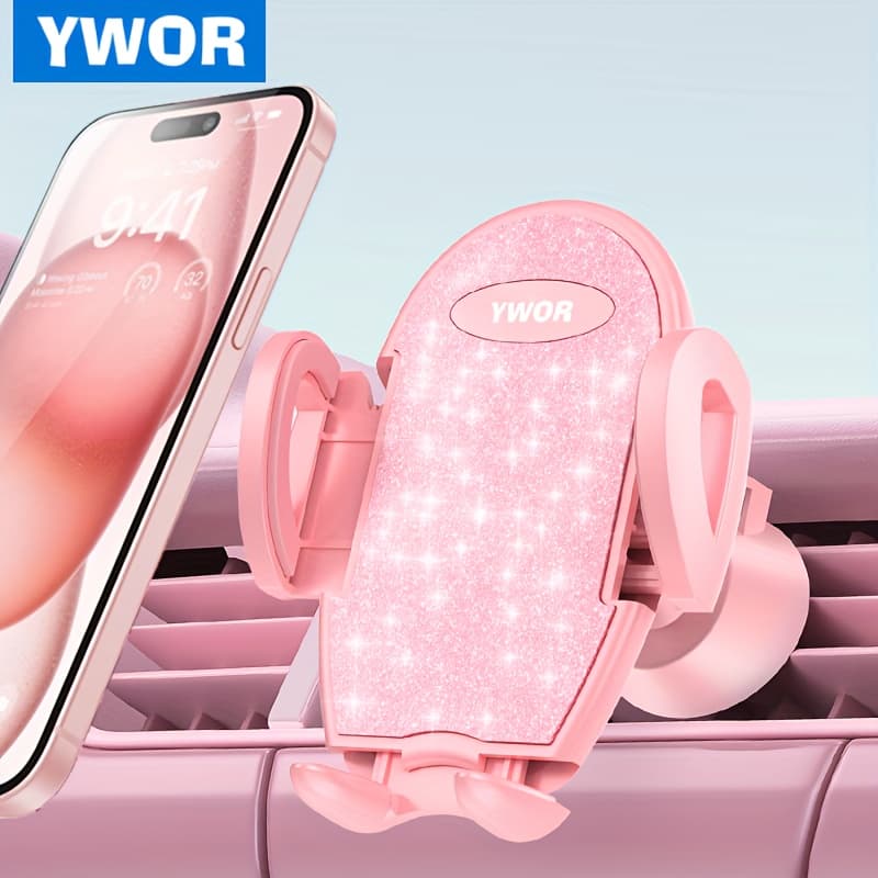 TEMU Ywor Car Phone Holder, [thick Cases Friendly] Car Phone Holder Mount, Phone Mount For For Iphone For And Smartphone