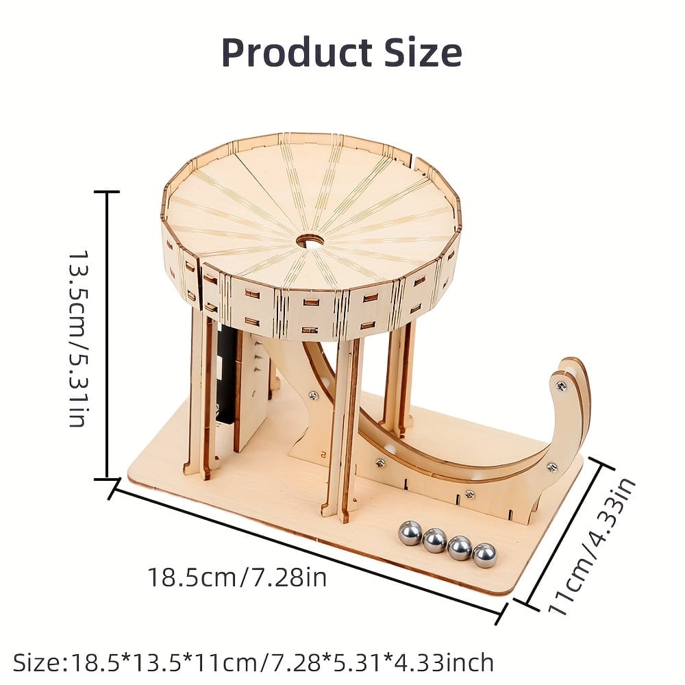 TEMU Diy Wooden Model Of Machine, 3d Wooden Puzzle Kit - Creative Gift Home Decoration, Office Display And Your Living Room - Thinking And , Father's Day/easter/youth Day/birthday/graduation