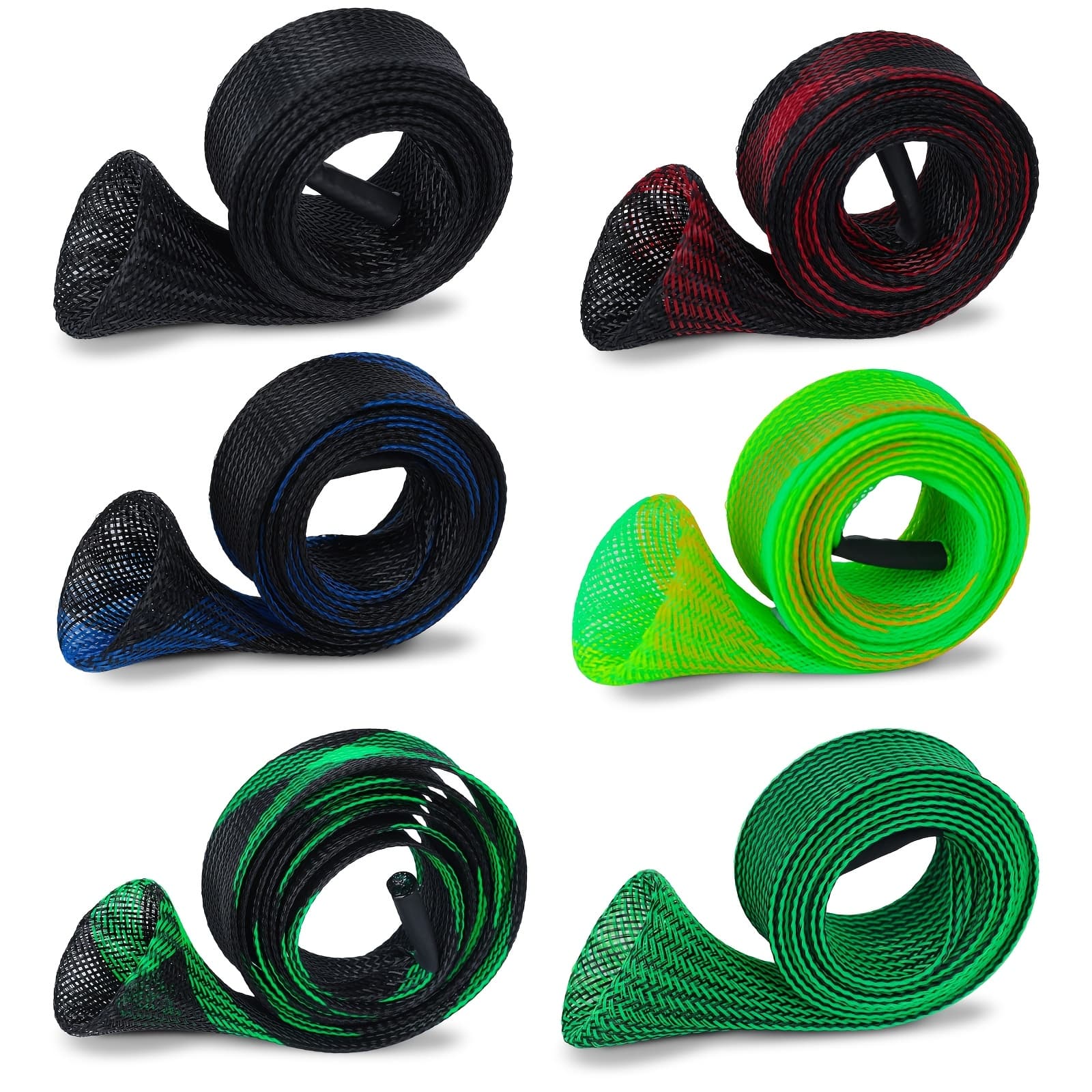 TEMU 6/12pcs Fishing Rod Sleeve, Fishing Pole Sleeve Rod Socks Fishing Gear And Equipment Fishing Tools Fishing Lightweight & Rod Protectors For Casting, Sea, Fly Fishing