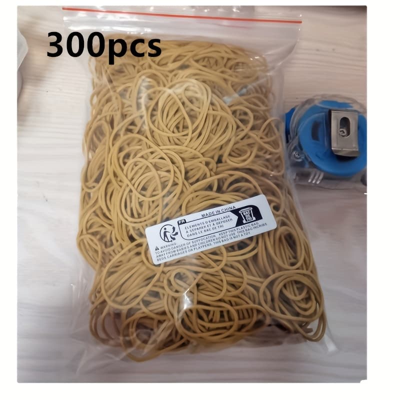 TEMU About 1550/2550/300/550/1050pcs Yellow Rubber Bands, Color Rubber Bands, High Elastic Rubber Resistant, Durable And Stretch-suitable For Home, Office, School Use