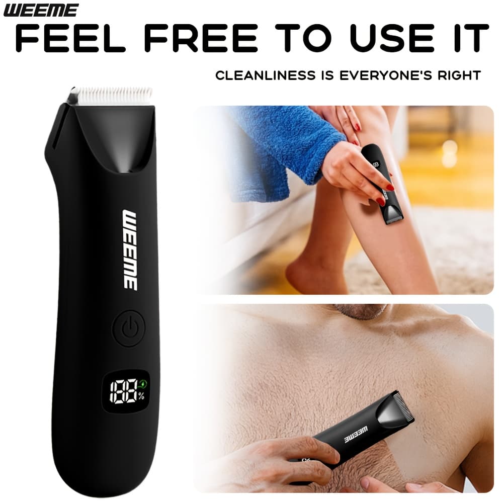 TEMU 1/2/4pcs Men's Hair Clipper And Trimmer System With Usb- T- Kit With Foil Shaver, Nose Trimmer, Led Display, Usb Rechargeable - Luxury Christmas Gift Set - Ideal Gift For Dad, Boyfriend
