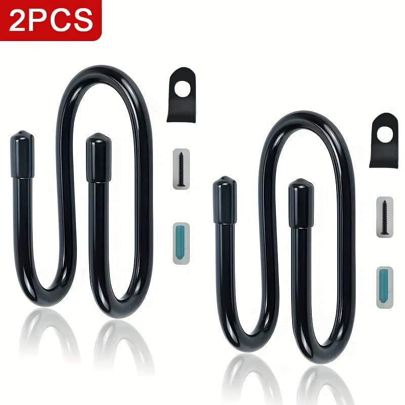 TEMU 2/4pcs, Suspension Storage Bracket, Adjustable, Hooks Suitable For Skateboards, Guitars, , Sled Boards, And Use, Storage In Autumn And Winter