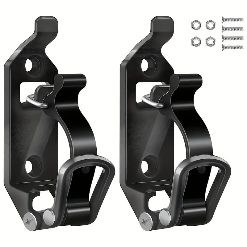 TEMU 2pcs Shovel And Axe Bracket, With Clip - -resistant, Flexible Fasteners Suitable For Trucks, Ships And Off-road Vehicles