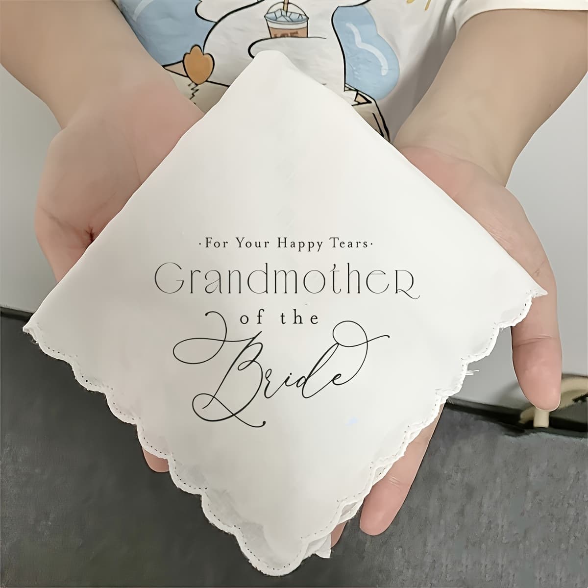 TEMU 1pc Of The Bride "for Your " Wedding-themed Decorative Handkerchief, A Small Handkerchief For To Wipe Tears At The Wedding, A Small Gift For , Suitable For Wedding Parties And Birthdays