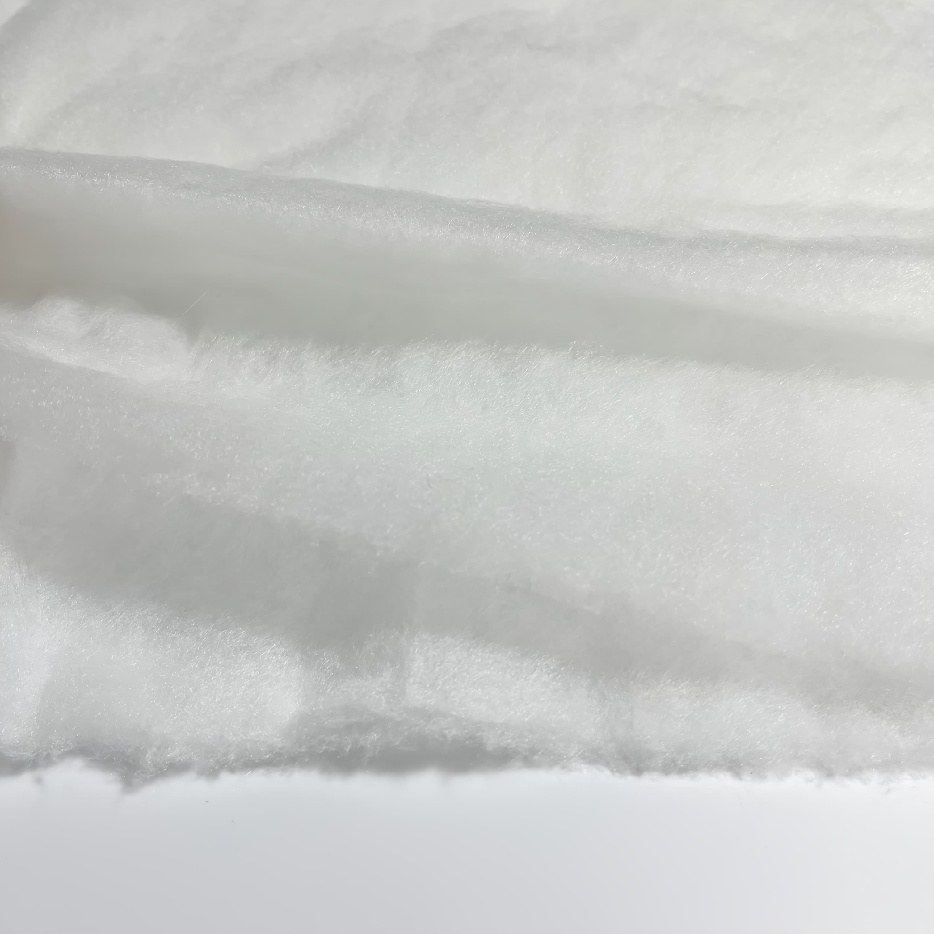 TEMU Fluffy Diy Tearable Fabric Filling, White Quilting Garments Fabrics, Artificial Snow Blanket Decoration Material Sewing Quilt Lining And Knitting Projects, Elegant Decor Texture 2 Meter Per Piece