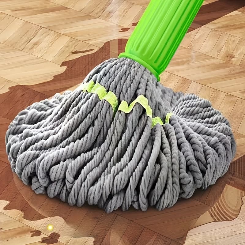TEMU 1pc Versatile Mop - Durable, Hand- With Rotating Head For In Living Room/outdoor