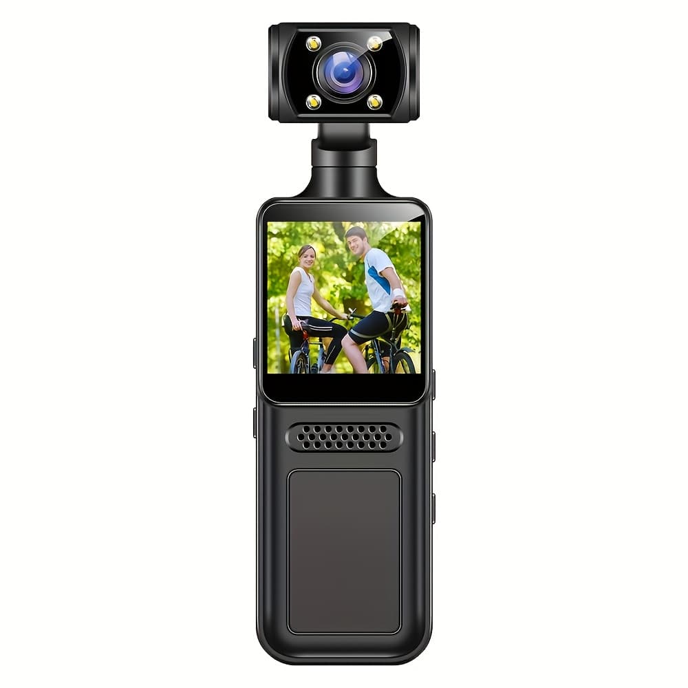 TEMU 4k Wifi Ultra Hd Camera With 180° Rotatable Mini Design For Outdoor Sports Video Recording