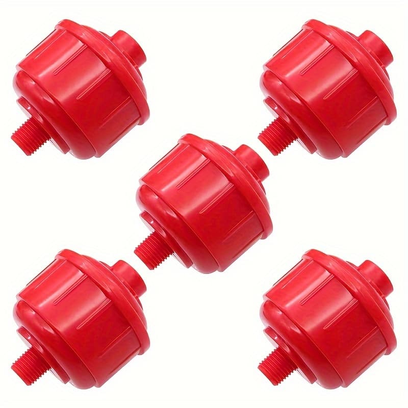 TEMU 5pcs Mini Sprayer Air And Filters Filter Only Standard 1/4" Threads Fits Most Spray Guns And , Moisture Filters - High-efficiency, Easy To Replace, Compact Structure, Oil Water Separators