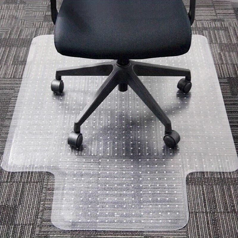 TEMU 36"x48" Office Chair Mat Pvc Computer Desk Chair Mat For Carpet Floor W/extended Lip Rolling Floor Mat For , Carpet Office Chair With Extended Lip