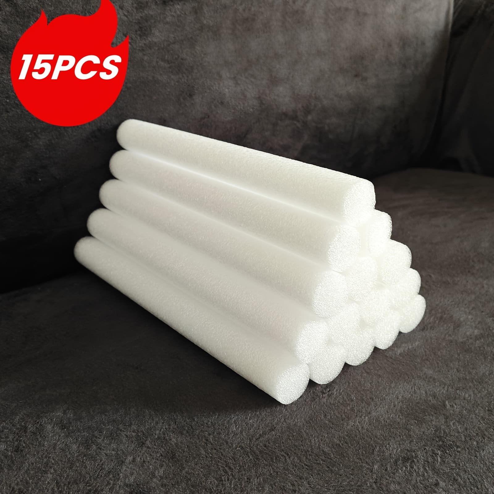 TEMU 15pcs Sofa Cover Fitted Slipcovers Chair Covers -filling Anti-slip Wrinkle-resistant Newspaper Plug-in Corner Anti-cloth Pop Fabric Organizer High Curved Cuttable Use