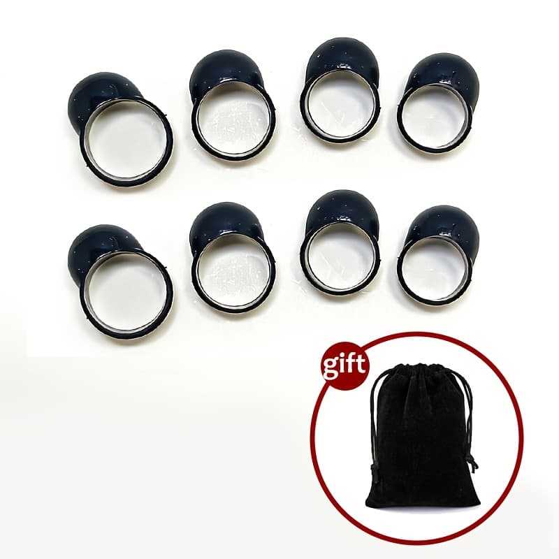 TEMU 4pcs/8pcs Ethereal Drum Finger Sleeve Steel Tongue Drum Finger Sleeve Hand Disc Drum Finger Sleeve Lotus Drum Finger Sleeve Silicone Hammer Sleeve 1 Set/two Sets Optional